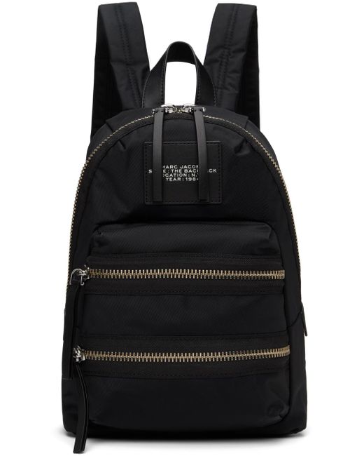 Marc Jacobs Black Medium Biker Backpack