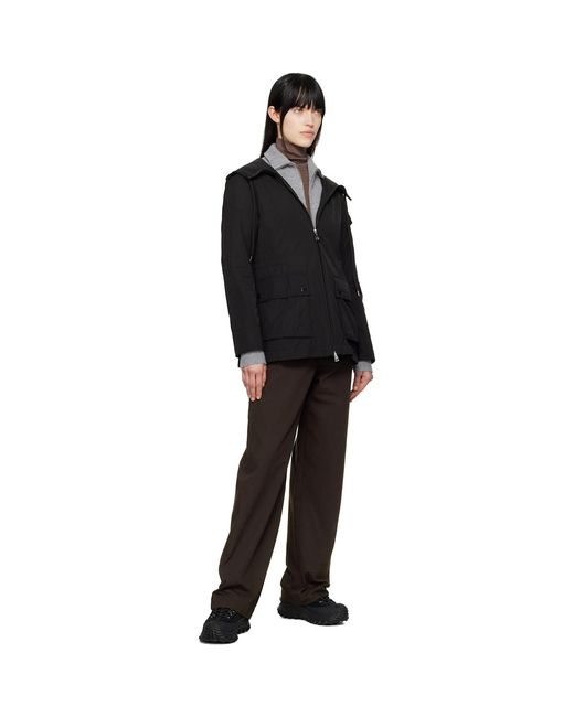 Moncler Black Leandro Hooded Jacket