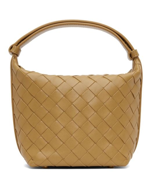 Bottega Veneta Natural Tan Candy Wallace Bag