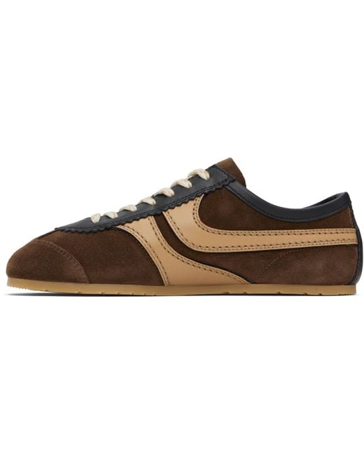 Dries Van Noten Black Suede Sneakers
