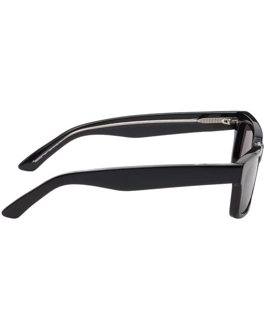 Balenciaga Black Rectangular Sunglasses for men