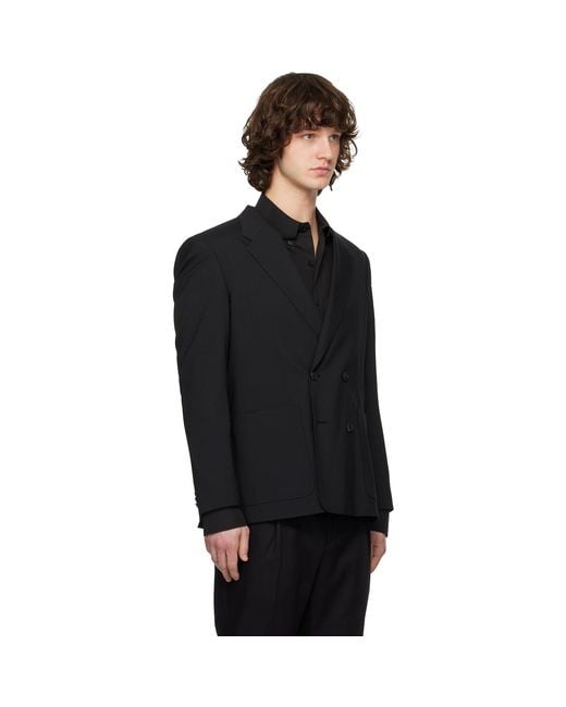 HUGO Black Slim-Fit Blazer for men