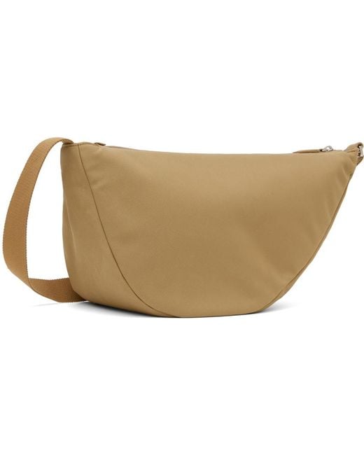 The Row Black Tan Slouchy Banana Two Bag for men