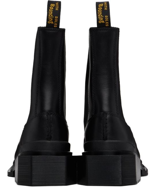 Dr. Martens Black Maybole Square Toe Chelsea Boots