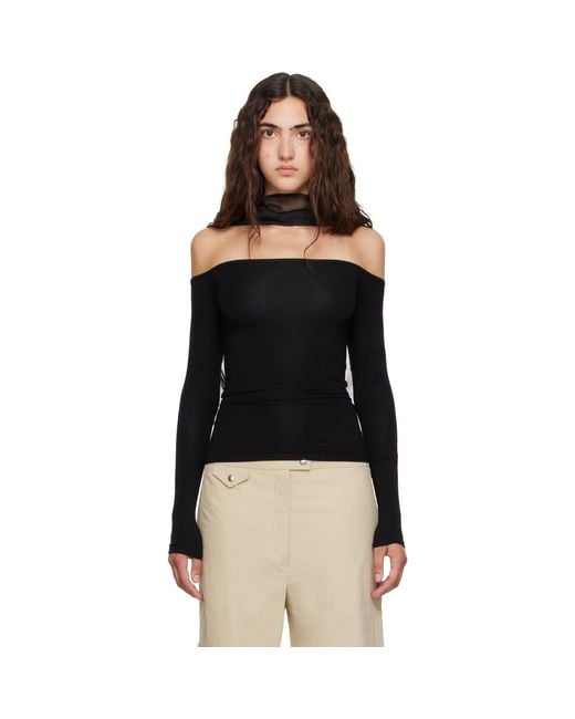 Belle Anna Black Sombra Top