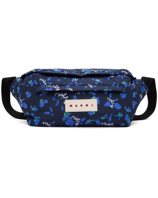 Marni Blue Large Marsupio Pouch for men