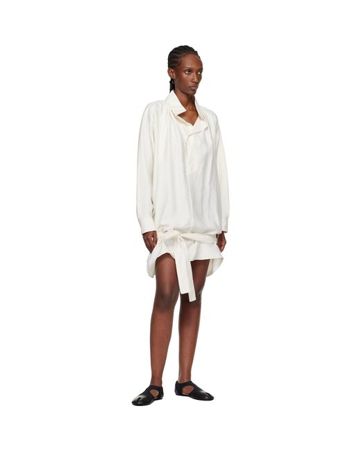 KENZO Black Off- Paris Oversized Blouse Minidress