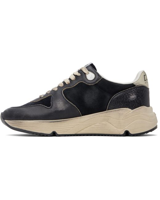 Golden Goose Deluxe Brand Black Running Sole Sneakers