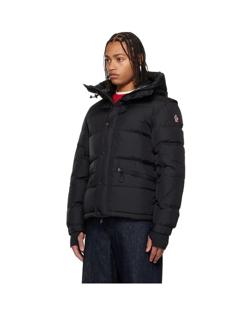 Moncler Black Kasanka Hooded Down Ski Jacket for men