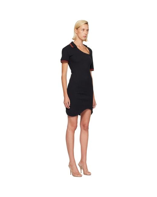 Vivienne Westwood Black Glory Polo Minidress