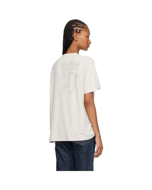 Our Legacy White Off- Box T-Shirt
