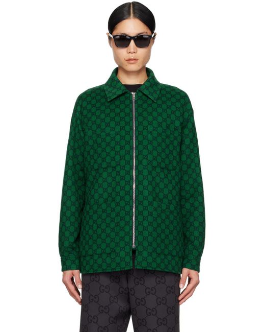 Gucci Green gg Jacket for men