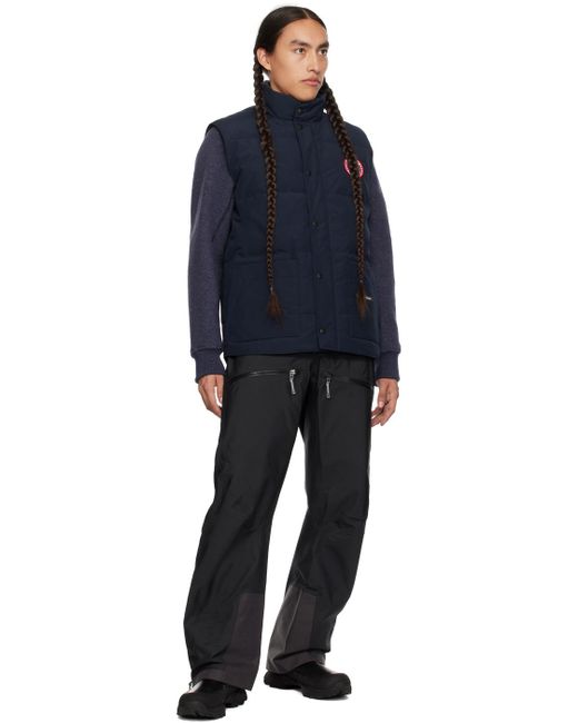 Veste freestyle bleu marine rembourrée en duvet Canada Goose pour homme en coloris Blue
