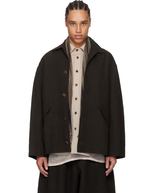 AVIVA JIFEI XUE Black Sport Jacket for men