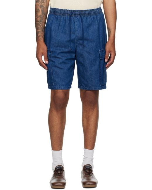 WTAPS Mils2301 Denim Shorts in Blue for Men | Lyst