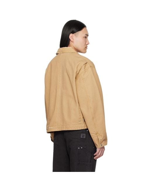 Represent Black Heaton Workwear Jacket for men