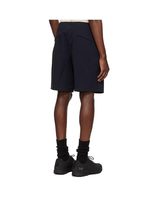Veilance Blue Indisce Shorts for men