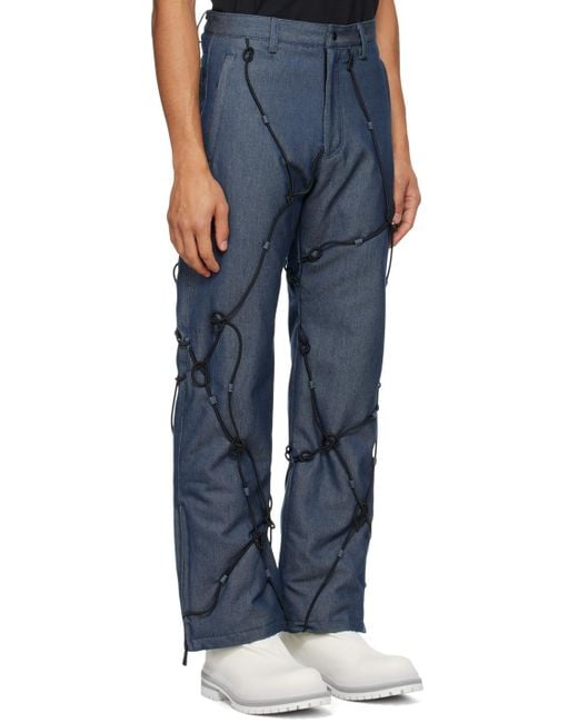 Who Decides War Blue Add Edition Padded Trousers for men