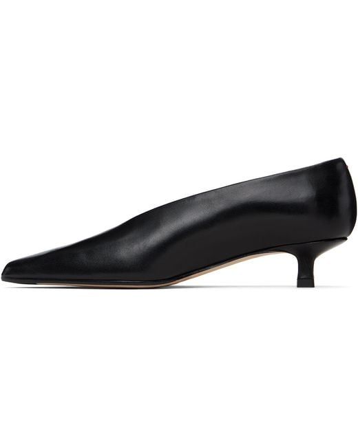 Aeyde Black Leather Clara Pumps 35
