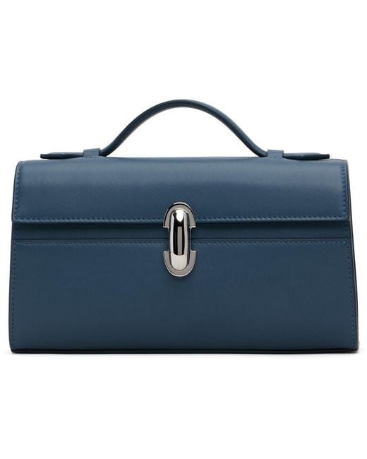 SAVETTE Blue Symmetry Pochette Bag