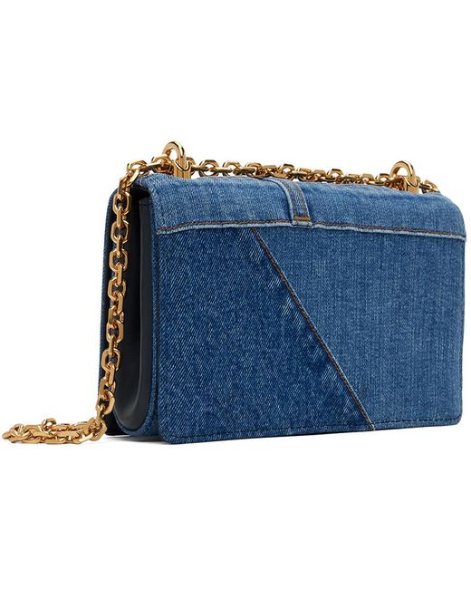 Moyen sac girls bleu en denim à logo dg Dolce & Gabbana en coloris Blue