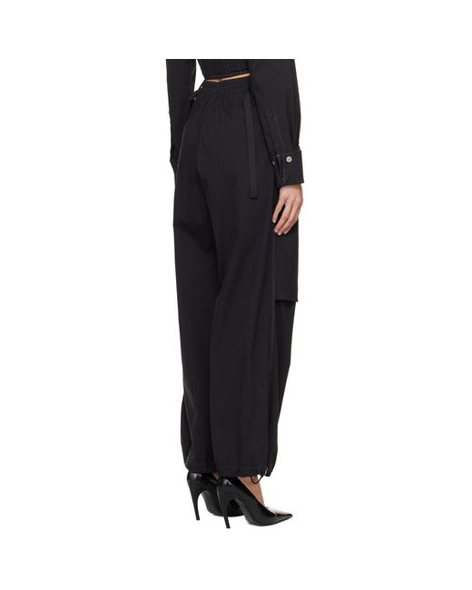 Dion Lee Black Flight Trousers