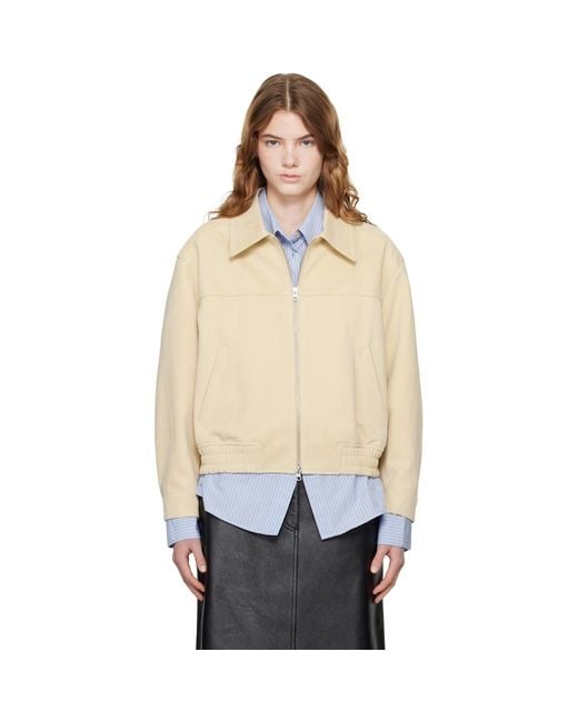 DUNST Black Collared Faux-Suede Jacket