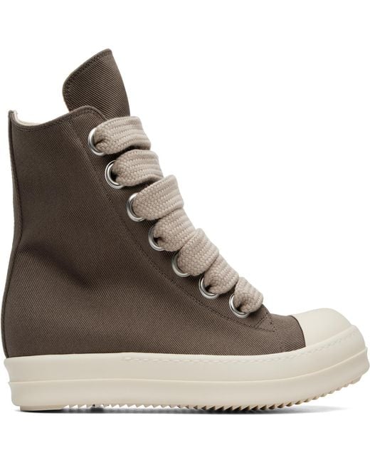 Rick Owens Brown Tower Jumbolace Sneaks Sneakers for men