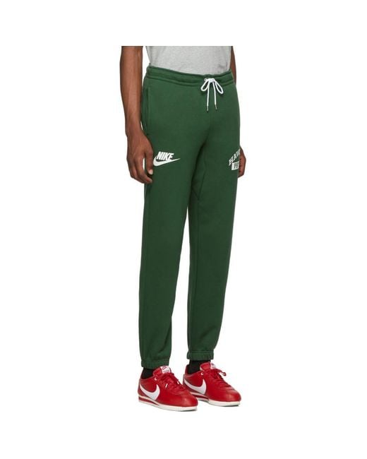 Nike Cotton Green Stranger Things Edition Hawkins High Sweatpants for Men |  Lyst Australia