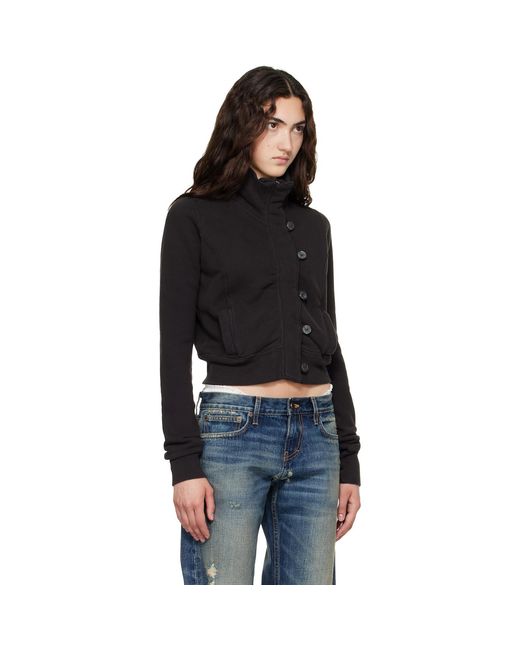 Raimundo Langlois Black Button Front Zip Jacket
