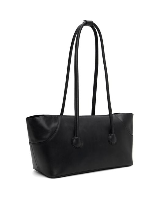 MARGE SHERWOOD Black Boat Shopper Large Bag