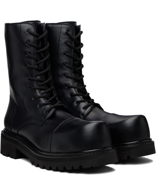 Vetements Black Stomp Compact Boots