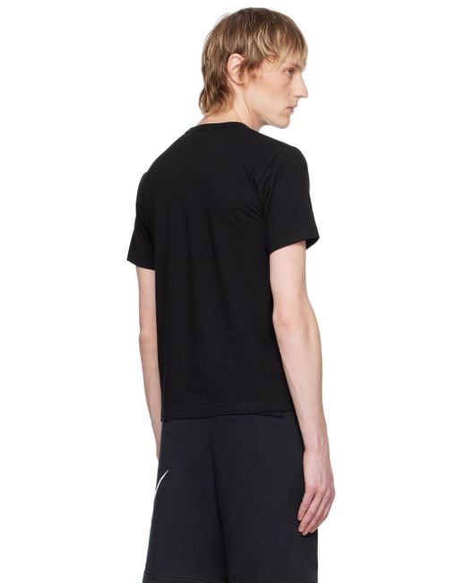 COMME DES GARÇON BLACK Black Comme Des Garçons Nike Edition T-Shirt for men