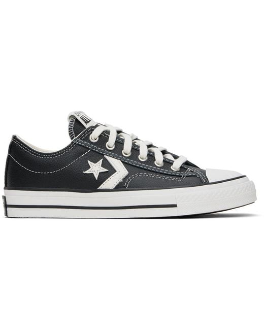 Converse Black Star Player 76 Fall Leather Sneakers for Men | Lyst