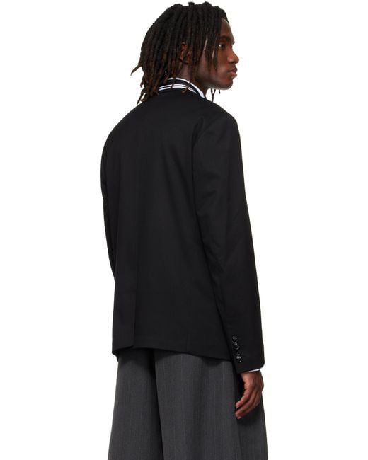 Fred Perry メンズ ブラック Kris Van Asscheエディション Casual 