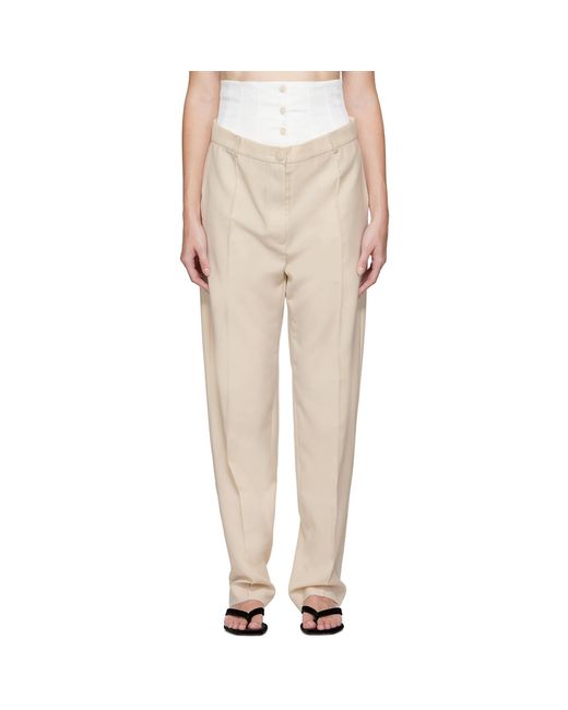 OLENICH Natural Corset Trousers