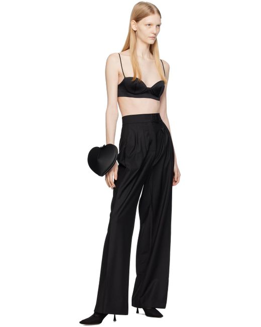 Bevza Black Square Trousers