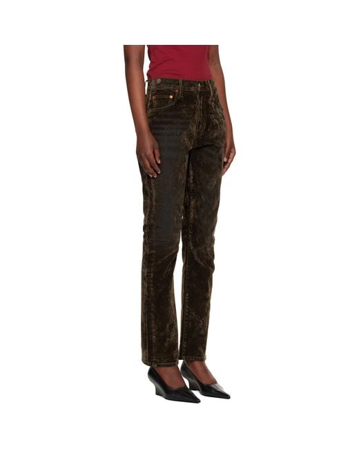 Re/done Black 'The Blondie' Jeans