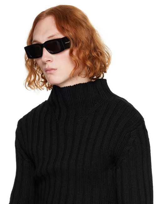 Saint Laurent Black Sl 654 Sunglasses for men