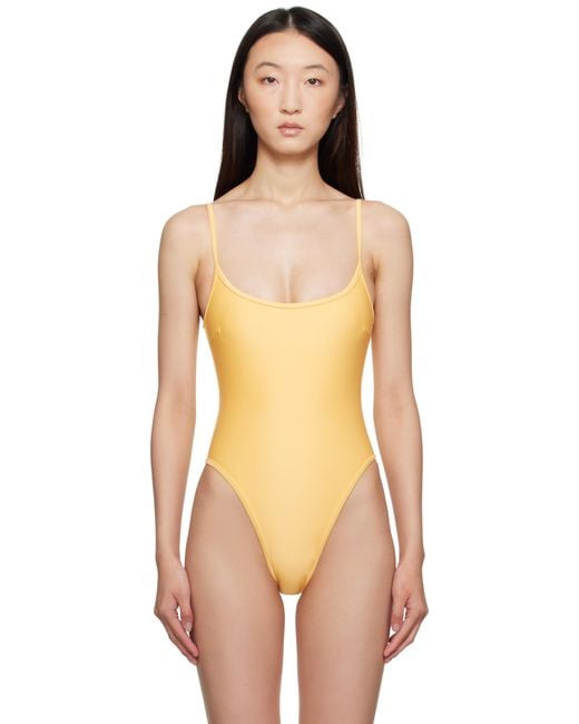 Haight Orange Pipping Thidu Swimsuit
