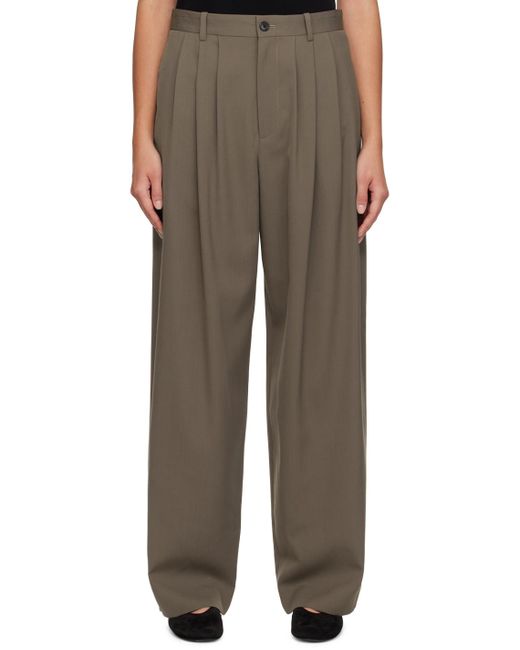 The Row Brown Rufos Trousers