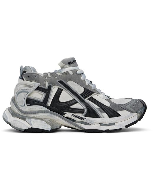 Balenciaga runners men grey best sale