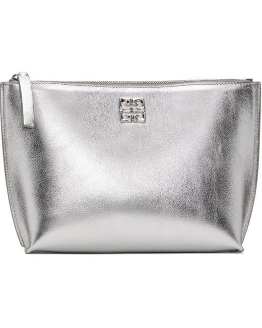 Givenchy White 4G Liquid Pouch