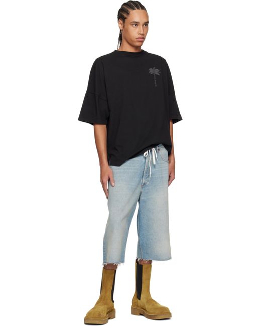 メンズ Palm Angels ブラック Palms Over Tシャツ Black