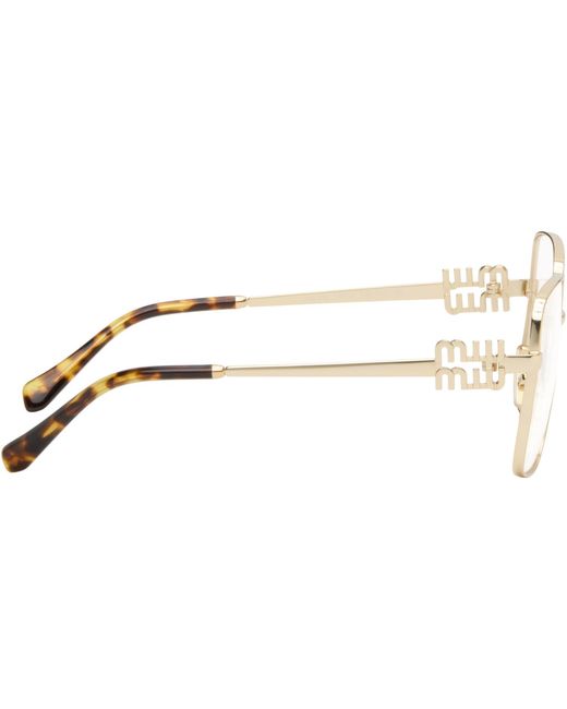 Miu Miu Black Square Glasses