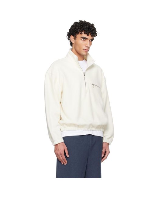 Pull Blanc En Molleton Rier pour homme en coloris White