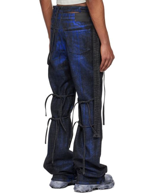 OTTOLINGER Blue Ssense Exclusive & Signature Wrap Denim Jeans for men