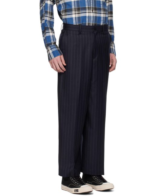 Pantalon ajusté noir Doublet pour homme en coloris Blue