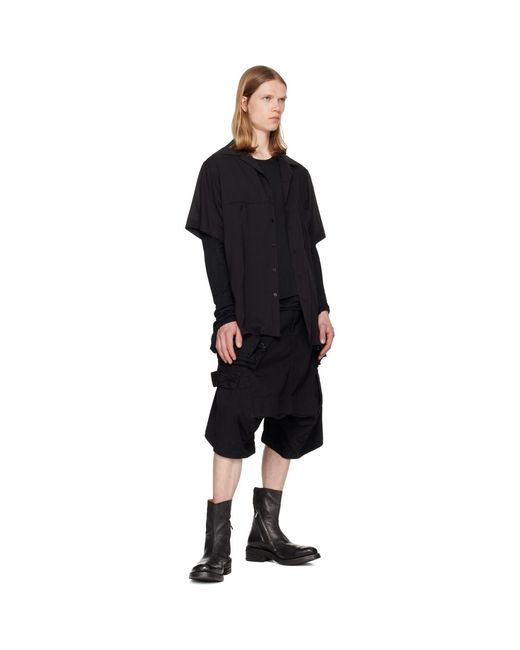Julius Black Tactical Kite Shorts for men