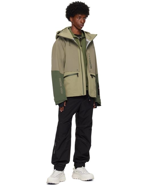 メンズ Moncler カーキ Fussen スキージャケット Multicolor
